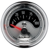 2-1/16" OIL PRESSURE, 0-100 PSI, AMERICAN MUSCLE